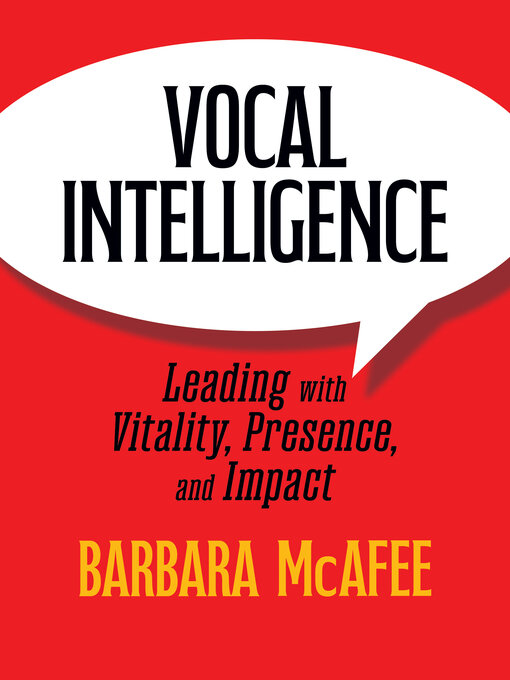 Title details for Vocal Intelligence by Barbara McAfee - Available
